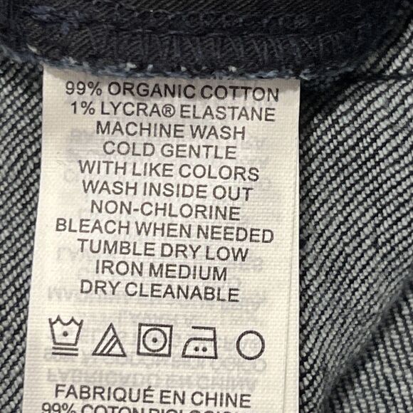 Prana Jeans Mens 38x32 Blue Dark Rinse Hillgard Tapered Leg Slim Fit Organic - Picture 13 of 13